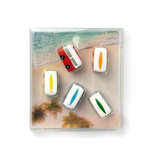 Kraftheld | 5er Set Deko-Magnete Camper | Wohnmobil-Magnete bunt, dekorativ, farbenfroh | Kühlschrankmagnete in Form von Fahrzeugen | Magnet-Deko als Geschenk Kraftheld | 5er Set Deko-Magnete Camper | Wohnmobil-Magnete bunt, dekorativ, farbenfroh | Kühlschrankmagnete in Form von Fahrzeugen | Magnet-Deko als Geschenk von Kraftheld