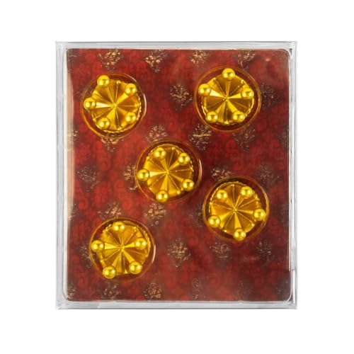 Kraftheld | 5er Set Deko-Magnete Crown | Kronen-Magnete bunt, dekorativ, farbenfroh | Kühlschrankmagnete in Form von König, Gold | Magnet-Deko als Geschenk Kraftheld | 5er Set Deko-Magnete Crown | Kronen-Magnete bunt, dekorativ, farbenfroh | Kühlschrankmagnete in Form von König, Gold | Magnet-Deko als Geschenk von Kraftheld