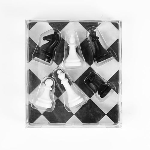 Kraftheld | 6er Set Deko-Magnete Chess | Schach-Magnete bunt, dekorativ, farbenfroh | Kühlschrankmagnete in Form von Figuren | Magnet-Deko als Geschenk von Kraftheld