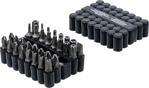 BGS Diy 763 | Bit-Satz | kurz | Antrieb Außensechskant 6,3 mm (1/4") | verschiedene Profile | 33-tlg. von BGS Do it yourself