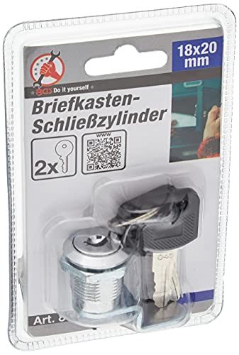 BGS Diy 85819 | Briefkasten-Schließzylinder | 18 x 20 mm von BGS Do it yourself