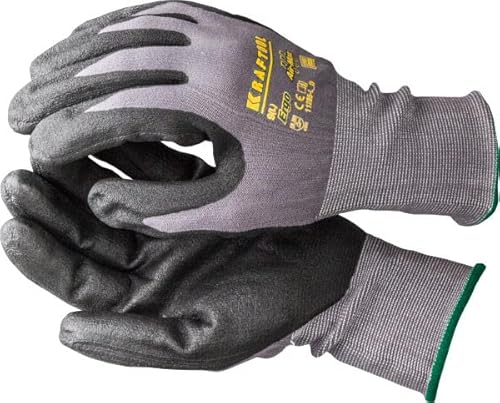 Kraftool Handschuhe Nylon/Nitrilschaum Größe 9(L) EN 388 von Kraftool