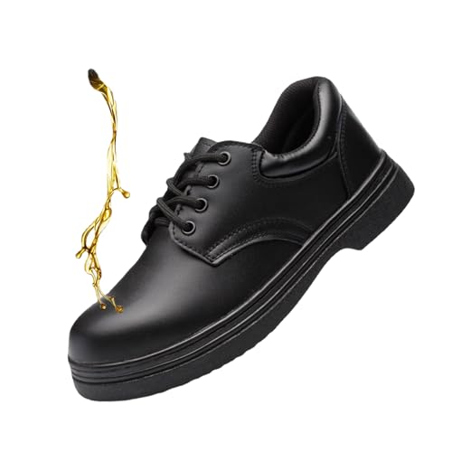 Kraftpaid Ölbeständige Kochschuhe Für Herren,Ölbeständige Kochschuhe,Chef-Schuhe wasserdichte,Shoes for Crews,Kochschuhe Küche,Atmungsaktiv,Spritzwassergeschützt,FüR KöChe,Krankenschwestern von Kraftpaid