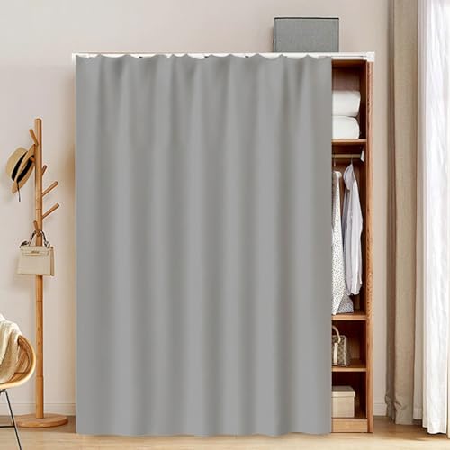 Kraftpaid Staubdichter Schrankvorhang,Staubdichte Badezimmervorhänge,Schranktür Vorhang,staubdicht,Verdunkelungsvorhang,für Kleiderschrank,Badezimmer,Staubdichter Vorhang für Regale,Küchenfenster. Kraftpaid Staubdichter Schrankvorhang,Staubdichte Badezimmervorhänge,Schranktür Vorhang,staubdicht,Verdunkelungsvorhang,für Kleiderschrank,Badezimmer,Staubdichter Vorhang für Regale,Küchenfenster. von Kraftpaid