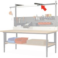 Kragarm für DAHMEN Packtische Classic und Multiplex, BxT 1.855 x 40 mm, lichtgrau von DAHMEN