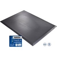 Kraiburg ergonomische Arbeitsplatzmatte Ergolastec Basic Diamond für nasse Bereiche Länge 2592 mm 4 Matten von Kraiburg