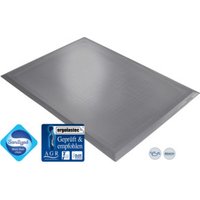 Kraiburg ergonomische Arbeitsplatzmatte Ergolastec Clean Dry für Lebensmittelbereiche Länge 2592 mm 4 Matten von Kraiburg