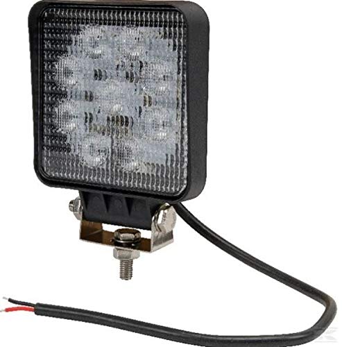 Kramp LED-Arbeitsscheinwerfer 27W 1800lm Flutlicht Kohlefasergehäuse LA10051 von Kramp