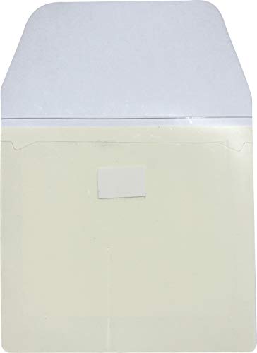 Selbstklebetasche USB-Stick PP-Folie 109 x 100 mm mit verschließbarer selbstklebender Klappe - 100 Stück von Kranholdt