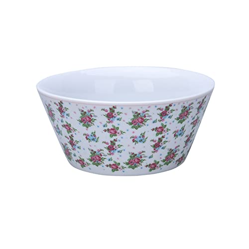 Krasilnikoff - CB555 Conic Bowl Romantic - Weiss mit rosen Krasilnikoff - CB555 Conic Bowl Romantic - Weiss mit rosen von Krasilnikoff