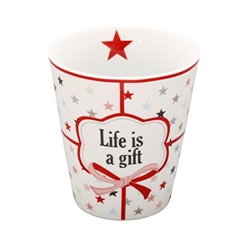 Krasilnikoff Mug, Life is a Gift 330 ml [A] von Krasilnikoff