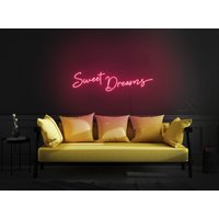 Sweet Dreams Neon Zeichen Schlafzimmer, Zeichen, Licht, Led Schild Für Schlafzimmer, Licht Die Wand, Zitat von KrasnoStore