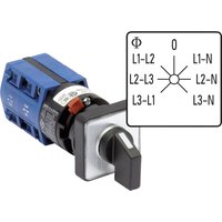 Kraus&naimer - CG4.A007.FS2.F785 Voltmeter Umschalter 10 a Grau, Schwarz 1 St. von Kraus & Naimer