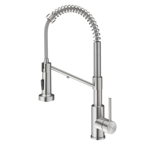 KRAUS Bolden KFF-1610SFS 2-in-1-Wasserfilter für Umkehrosmose- oder Wasserfiltersystem, punktenfreier Edelstahl, Einhebel-Wasserfilter von Kraus