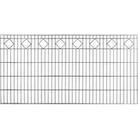 KRAUS Doppelstabmattenzaun "Schmuckmatte-60x40" von Kraus