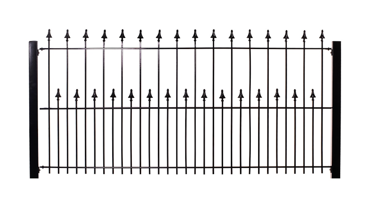 Kraus Ziermatte mit Spitze 1000 x 2000 mm, Schwarz von Kraus