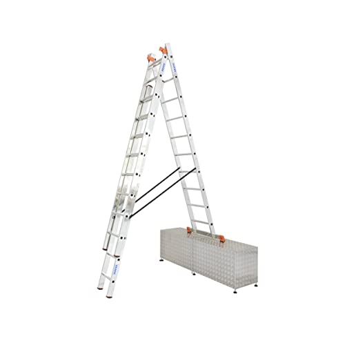 KRAUSE 129765 Spro.Leiter Treppe 3teil 3x10 von Krause Monto