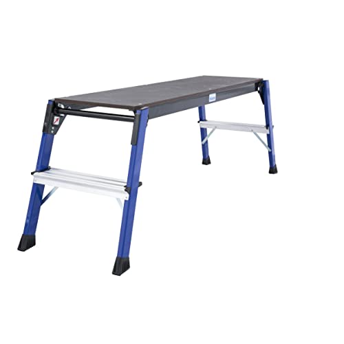 Krause 130099 Arbeitsplattform Alu-Holme, Arbeitshöhe 470 mm, Phenol-Siebdruck-Platte 1090x300 mm, Tragkraft 150 kg Krause 130099 Arbeitsplattform Alu-Holme, Arbeitshöhe 470 mm, Phenol-Siebdruck-Platte 1090x300 mm, Tragkraft 150 kg von KRAUSE