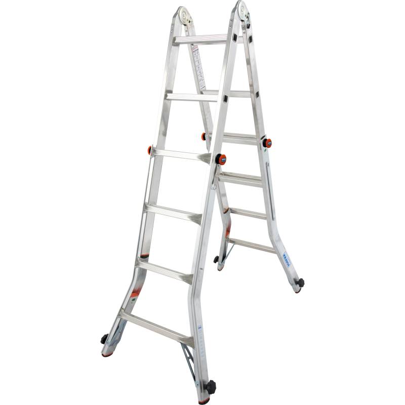 Krause Gelenk-Teleskopleiter 'TeleVario' 4 x 4 Sprossen von KRAUSE