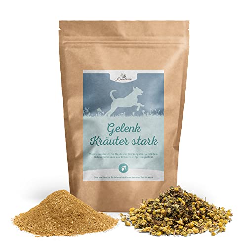Krauterie Gelenk Kräuter extra stark für Hunde in Spitzenqualität (500 g) - geschnitten - Artgerechtes Ergänzungsfuttermittel für Hunde, frei von Zusatzstoffen, zuckerfrei, getreidefrei Krauterie Gelenk Kräuter extra stark für Hunde in Spitzenqualität (500 g) - geschnitten - Artgerechtes Ergänzungsfuttermittel für Hunde, frei von Zusatzstoffen, zuckerfrei, getreidefrei von Krauterie