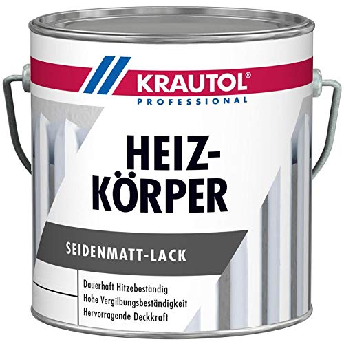 Krautol Heizkörperlack Acryl-Lack seidenmatt weiß, 2,5 Liter Krautol Heizkörperlack Acryl-Lack seidenmatt weiß, 2,5 Liter von Krautol
