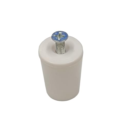 8x Rollladenstopper 28mm Kunststoffbegrenzer für Aluminiumlegierung Rollläden Jalousien mit Schraube 8 Stück (28mm*8er) von Krawnxin