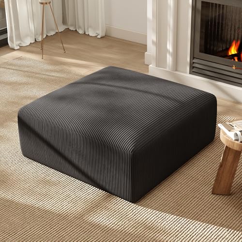 Quadratischer Wolken-Sofa-Fußhocker für Wohnzimmer, keine Montage, modulares Cord-Cabrio-Couch-Sitz, moderner knochenloser Stil, Sofa-Zubehör für Lounge oder Schlafzimmer Quadratischer Wolken-Sofa-Fußhocker für Wohnzimmer, keine Montage, modulares Cord-Cabrio-Couch-Sitz, moderner knochenloser Stil, Sofa-Zubehör für Lounge oder Schlafzimmer von Krcix