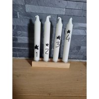 Kerzen Adventskranz Stabkerze Weihnachten von KreHaBu