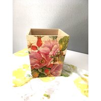 Deko Holz Übertopf Holzbox Blumen Shabby Landhaus von KreaAtelier23