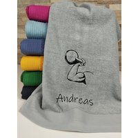 Fitness Handtuch Mit Namen Und Hantel Fitness Handtuch Mit Namen Und Hantel von Kreandzia