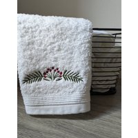 Handtuch, Kleines Gästehandtuch Gesichtstuch Mit Weihnachtsmotiv von Kreandzia