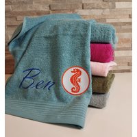 Handtuch 50x100 Mit Name Schwimmabzeichen Handtuch 50x100 Mit Name Schwimmabzeichen von Kreandzia