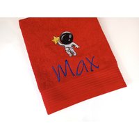Handtuch 50x100 Mit Namen Und Astronaut Handtuch 50x100 Mit Namen Und Astronaut von Kreandzia