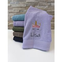 Handtuch Mi Namensstickerei Einhorn Handtuch Mi Namensstickerei Einhorn von Kreandzia