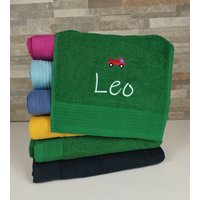 Handtuch Mit Namen Und Feuerwehr Handtuch Mit Namen Und Feuerwehr von Kreandzia