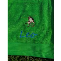 Handtuch Mit Namen Und Schnecke Handtuch Mit Namen Und Schnecke von Kreandzia