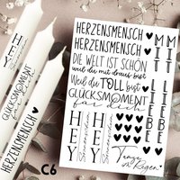 Glücksmomente - Kerzentattoos Verschiedene Motive C6 Kerzensticker Wasserschiebefolie Kerzen Dekorieren Herzensmensch/Geschenk Glücksmomente - Kerzentattoos Verschiedene Motive C6 Kerzensticker Wasserschiebefolie Kerzen Dekorieren Herzensmensch/Geschenk von KreatEveDE