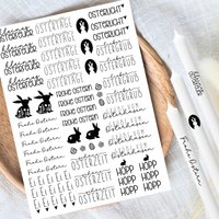 Ostern Für Kurze Kerzen - Kerzentattoos A4 Kerzensticker Wasserschiebefolie Frühling Easter Hasen Osterhasen Ostergeschenk Osterdeko Ostern Für Kurze Kerzen - Kerzentattoos A4 Kerzensticker Wasserschiebefolie Frühling Easter Hasen Osterhasen Ostergeschenk Osterdeko von KreatEveDE
