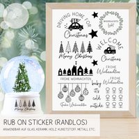 Rubons | 12 Weihnachten - Rub On Sticker Randlos Christmas Weihnachtszauber Tannenbaum Weihnachtszeit Advent Adventszeit Adventszauber Rubons | 12 Weihnachten - Rub On Sticker Randlos Christmas Weihnachtszauber Tannenbaum Weihnachtszeit Advent Adventszeit Adventszauber von KreatEveDE