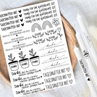 Tagesmutter - Kerzentattoos Verschiedene Motive Din A4 Kerzensticker Wasserschiebefolie Kerzen Abschied Erzieherin Tagespflege Tagesmutter - Kerzentattoos Verschiedene Motive Din A4 Kerzensticker Wasserschiebefolie Kerzen Abschied Erzieherin Tagespflege von KreatEveDE