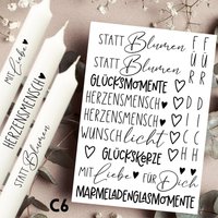 statt Blumen - Kerzentattoos Verschiedene Motive C6 Kerzensticker Wasserschiebefolie Kerzen Herzensmensch/Glückskerze Liebe statt Blumen - Kerzentattoos Verschiedene Motive C6 Kerzensticker Wasserschiebefolie Kerzen Herzensmensch/Glückskerze Liebe von KreatEveDE