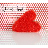 Spülschwamm Peelingschwamm Herz Mit Aufhänger Zero Waste Wiederverwendbar Umweltfreundlich Ökologisch Muttertag Geburtstag Freundin Freund von KreationAlicja