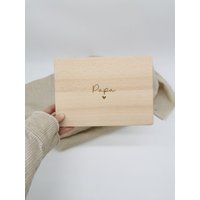 Frühstücksbrett Papa Geschenk | Geburtstag Vatertag Vesperbrett Schneidebrett Weihnachten von KreativAtelierHS