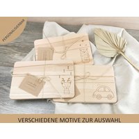 Frühstücksbrettchen | Vesperbrett Motiv Personalisiert 22x14cm von KreativAtelierHS