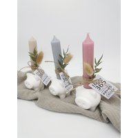 Glücksschwein | Kerzenhalter Keramik Mitbringsel Silvester Kleinigkeit Tischdeko Glücksschwein | Kerzenhalter Keramik Mitbringsel Silvester Kleinigkeit Tischdeko von KreativAtelierHS