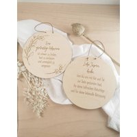 Holzschild Hebamme Doula | Hebammengeschenk Dankeschön Personalisiert Abschiedsgeschenk von KreativAtelierHS
