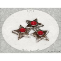 Teelichthalter "sterne"/Weihnachtsdeko Holz Tischdeko Weihnachten Holzdeko Shabby-Chic von KreativChic