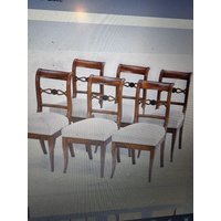 Biedermeier Stühle, 6 Stück , Antike Stühle Um 1820 , Original von KreativDHuber