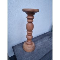 Gedrechselte Holzsäule, Blumenständer Aus Holz , Schwere Ware Gedrechselte Holzsäule, Blumenständer Aus Holz , Schwere Ware von KreativDHuber