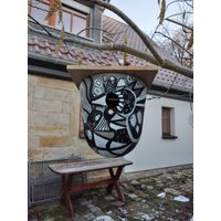 Handbemalter Nistkasten , Moderner , Schwarz - Weiß von KreativDHuber